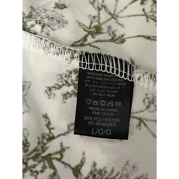 Laundry by Shelli Segql floral cami blouse fairy preppy whimsical boho hippie L - Picture 6 of 8